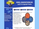 Website Snapshot of Dowell Aggregates, LLC