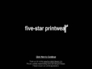 Website Snapshot of Five Star Printwear