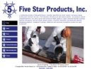 Website Snapshot of Five Star Products, Inc.