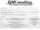 Website Snapshot of Fjm Consulting Inc