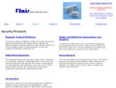 Website Snapshot of Flair Electronics
