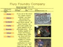 Website Snapshot of Flury Foundry Co.