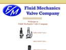 Website Snapshot of FLUID MECHANICS VALVE CO