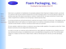 Website Snapshot of Foam Packaging, Inc.
