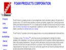 Website Snapshot of Foam Products Corp.