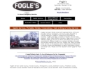 Website Snapshot of FOGLE'S SEPTIC CLEAN, INC