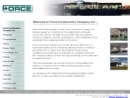 Website Snapshot of FORCE CONSTRUCTION COMPANY, INC.
