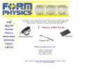 Website Snapshot of Form Physics, LLC/Metal Injection Molding