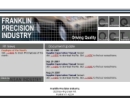 Website Snapshot of Franklin Precision Industry