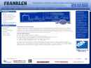 Website Snapshot of Franklen Equipment