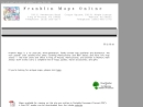 Website Snapshot of Franklin Maps