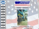 Website Snapshot of Freedom Finishing