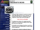Website Snapshot of Freeman's Archery Animal