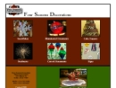 Website Snapshot of Four Seasons Decorations