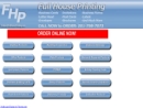 Website Snapshot of Full House Printing, Inc.