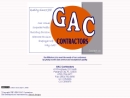 Website Snapshot of GAC CONTRACTORS INC