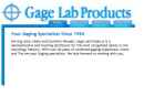GAGE-LAB PRODUCTS INC