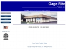 Website Snapshot of Gage Rite Products, Inc.