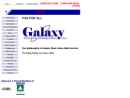 Website Snapshot of Galaxy Distributing