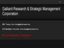 Website Snapshot of Galliard Research & Strategic Management Corporation