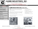 Website Snapshot of Gamm Industrial Products, Inc.