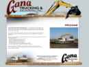 Website Snapshot of GANA TRUCKING & EXCAVATING, INC.