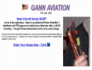 Website Snapshot of Gann Aviation, Inc.