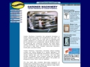 Website Snapshot of GARDNER MACHINERY CORP