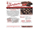 Website Snapshot of Gardner's Candies Inc