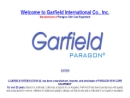 Website Snapshot of Garfield International