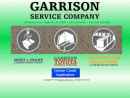 Website Snapshot of GARRISON SERVICE COMPANY INC