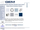 Website Snapshot of Gem Products, Inc.