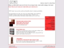 Website Snapshot of Gemo Display Cases