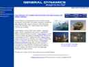 Website Snapshot of General Dynamics Systems Devpt