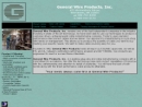 Website Snapshot of General Wire Products, Inc