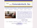 Website Snapshot of GENERATORTECH INC