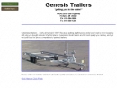 Website Snapshot of Genesis Trailers, Inc.