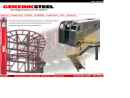 Website Snapshot of Genzink Steel, Inc.