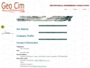 Website Snapshot of GEOCIM, INC.