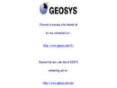 Website Snapshot of GEOSYS-INTL INC.