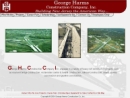 Website Snapshot of GEORGE HARMS CONSTRUCTION CO., INC.