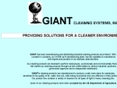 Website Snapshot of GIANT CLEANING SYSTEMS INC