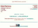 Website Snapshot of GILLAND ELECTRONICS