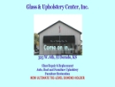 Website Snapshot of Glass & Upholstery Center, Inc.