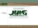 Website Snapshot of Adams Plastics, Inc., R. L.