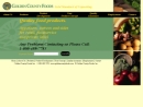 Website Snapshot of Golden County Foods Inc