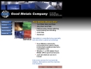 Website Snapshot of Good Metals Co.