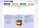 Website Snapshot of Goodwill Industries of