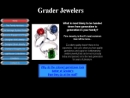 Website Snapshot of Grader Jewelers Trophy and Awards Division