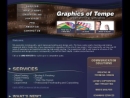 Website Snapshot of Printing Specialists - Graphics of Tempe